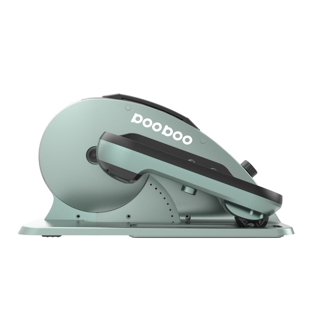Pooboo Professional Under Desk Magnetic Elliptical Machine with Foot Massage  Fully Assembled Quiet Seated Adjustable Resistance Foot Pedal Exerciser 