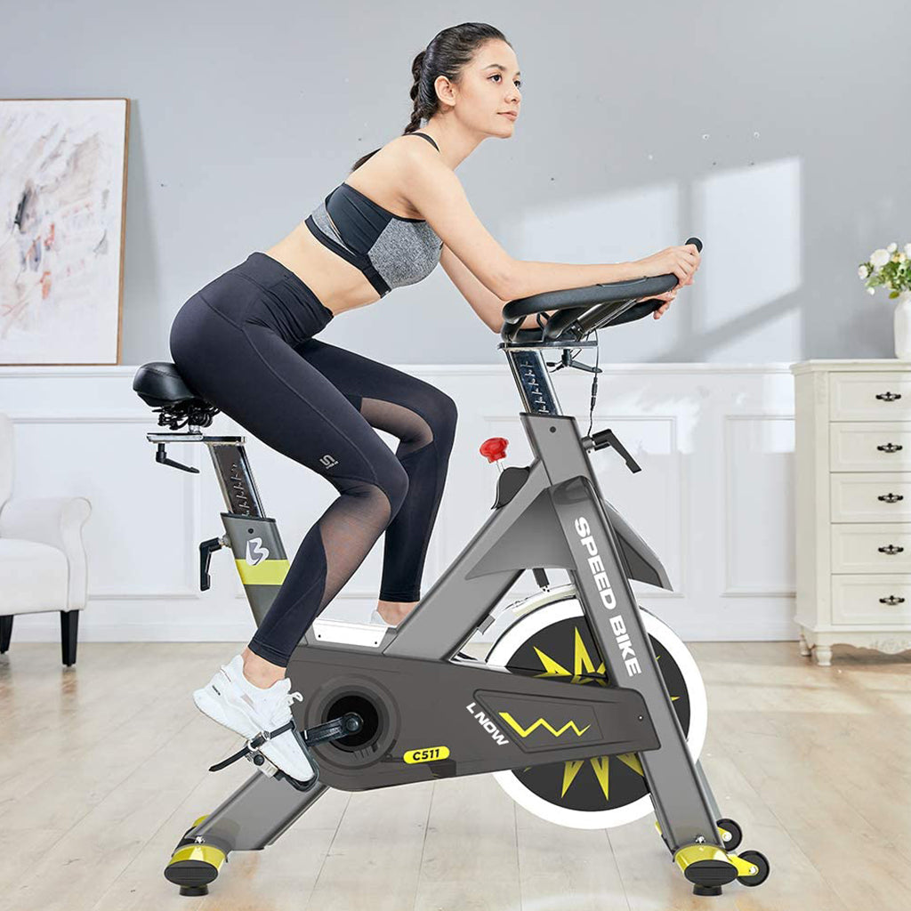 42LB Flywheel Belt Drive Commercial Indoor Cycling Trainer