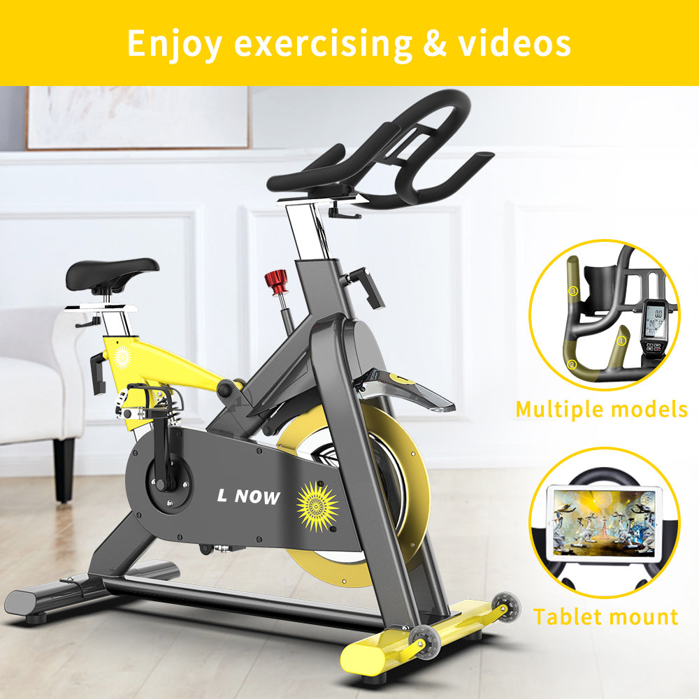 Premium Commercial PRO Indoor Cycling Bike W LCD Monitor LNOW LNOW Sport