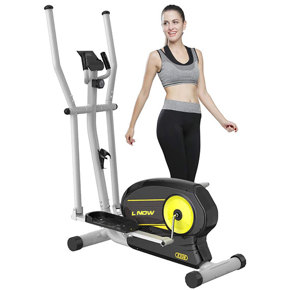 Magnetic Elliptical Machine W Device Holder LCD Display