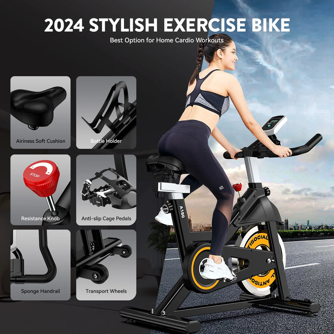 best bicycle stationary stand Fluid Bike Trainer for Indoor Riding Portable Foldable Stainless Steel Trainer, Noise Reduction, Progressive Resistance, Dual-Lock System while the reduced friction helps extend the lifespan of your bike GIVIMO 6-Level Magnetic Bike Trainer