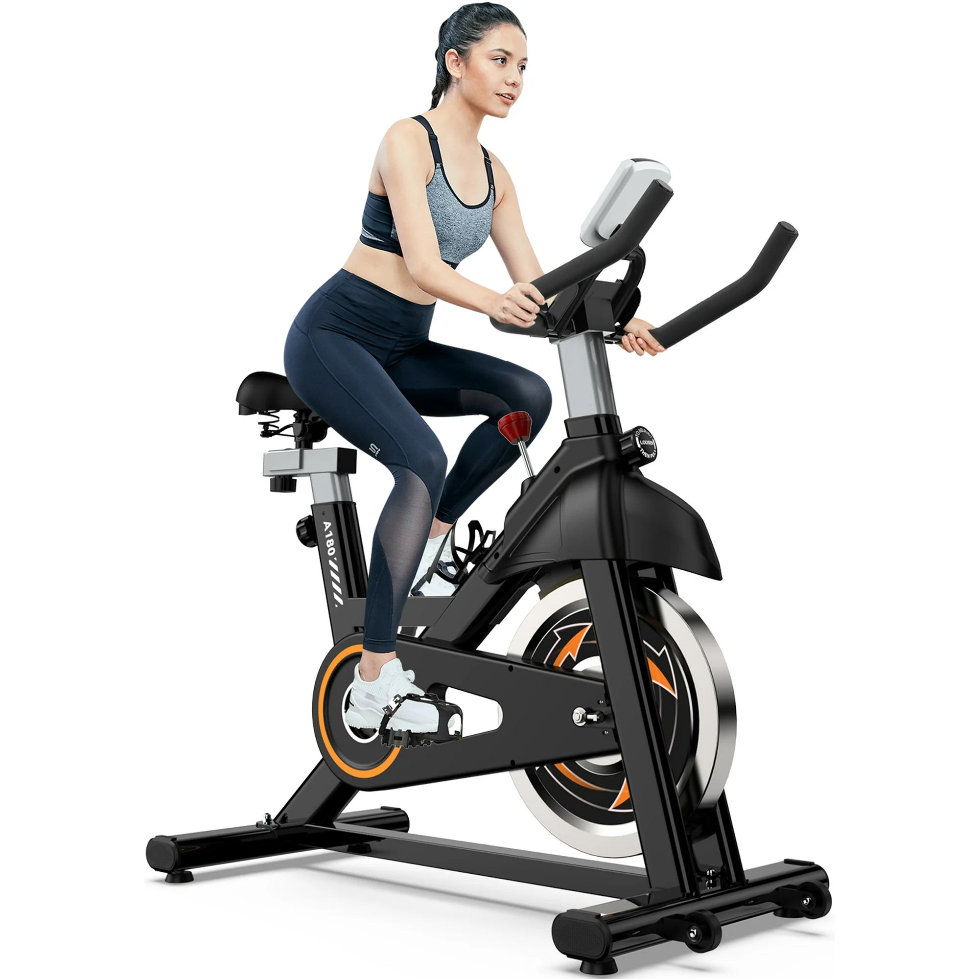 Spin Bike YYFITT Foldable Fitness Exercise Bike With Resistance