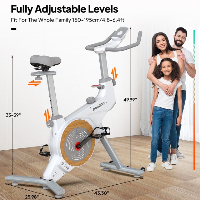 Magnetic Resistance Exercise Bicycle Pooboo Business Bluetooth