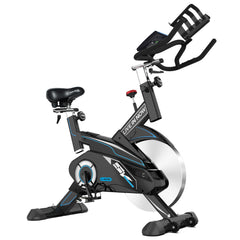 Deluxe Indoor Cycling Bike W/ LCD Monitor & Tablet Holder - LNOW