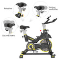 LNOW Unique Blue & Yellow Indoor Cycling Exercise Bike - D525